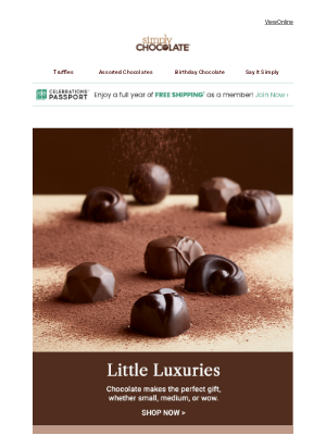 Simply Chocolate - Choose your chocolate adventure.
