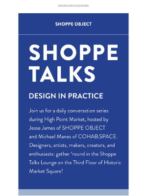 Shoppe Object - Shoppe Talks!