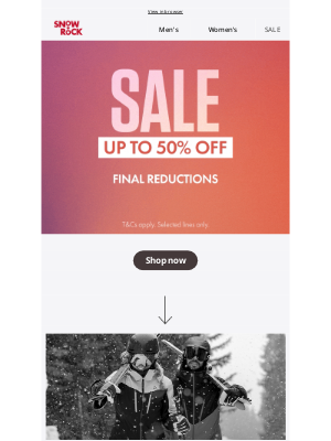 Snow+Rock (United Kingdom) - Sale | Final reductions are in! 💥