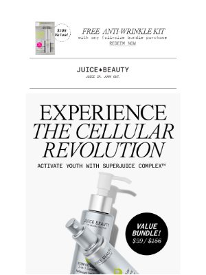 Juice Beauty - Serious Bundle Savings + Science-Backed Results