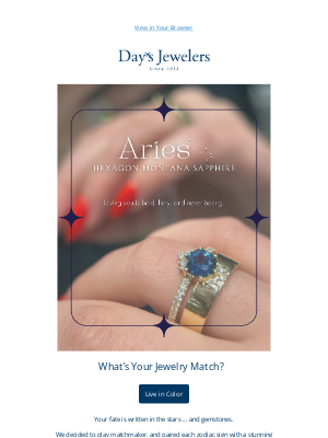 Day’s Jewelers - What’s Your Jewelry Match? 🔮