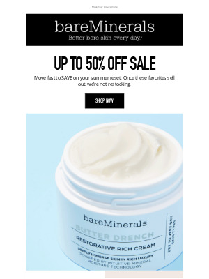 bareMinerals - 🚨Last Chance!🚨50% Off Sale!🚨
