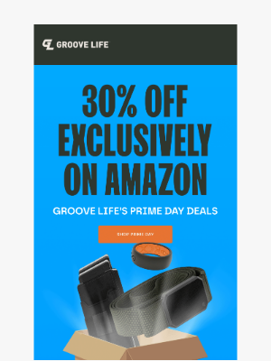 Groovelife - Our BEST Amazon Sale just started!