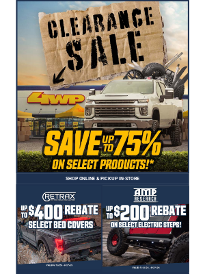 4WD Hardware - ⏰ ENDS 6/27: Save Up to 75% + $400 Off Bed Covers + Electric Steps