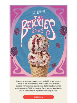 Salt & Straw - Berry. Season. Is. BACK! 🍓