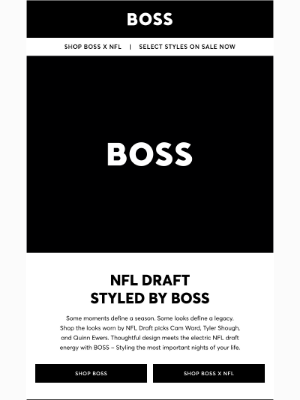 HUGO BOSS - BOSS NFL Draft Looks