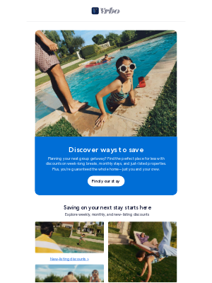 VRBO - Discover multiple ways to save on thousands of homes