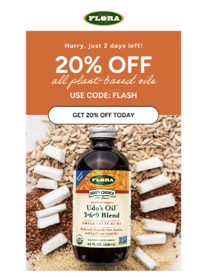Flora Health - Unlock 20% OFF Plant-Based Goodness! 🌱