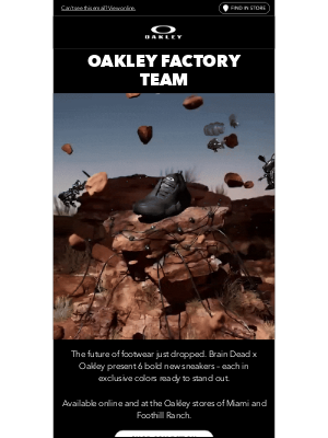 Oakley - Welcome The Latest Oakley Factory Team Drop