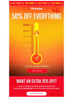MeUndies - Final Call: 50% Off Everything 🥵