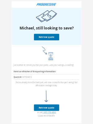 QuoteWizard - Michael, your quote (and savings) are waiting!