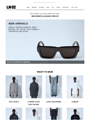 LN-CC - New Arrivals: The Latest. The Finest.