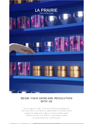 La Prairie - Begin the New Year with timeless beauty