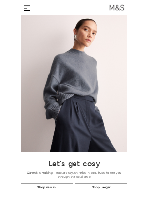 Marks and Spencer (United Kingdom) - Welcome to cosy season