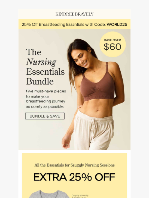 Kindred Bravely - Save over $60 on the Nursing Essentials Bundle!