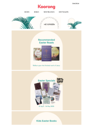 Koorong Books (Australia) - Set your eyes upon Jesus with these Easter reads 📖✝️