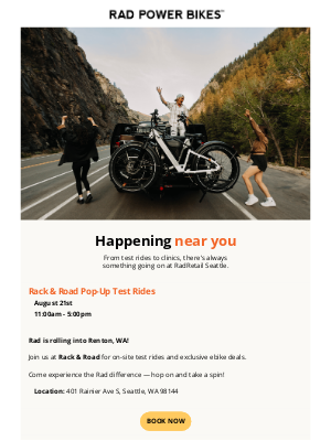 Rad Power Bikes - August news from Rad Seattle