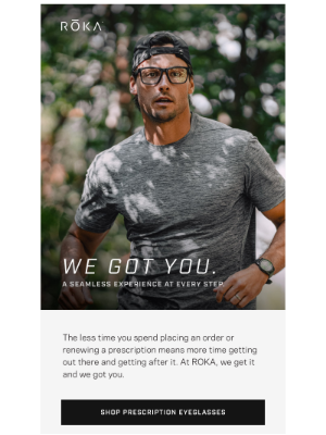 ROKA - ICYMI: Prescription orders made easy.