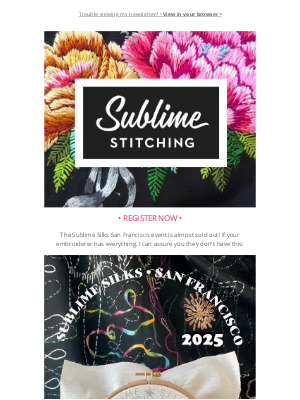 Sublime Stitching - ⚡ There's Only ONE LEFT