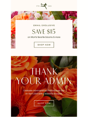 FTD Flowers - Flower Frenzy: $15 Off Sitewide!
