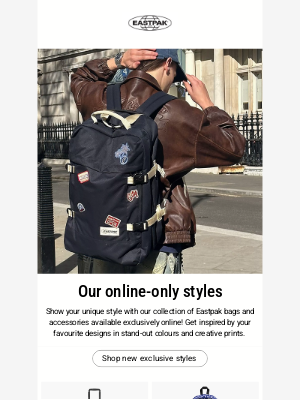 Eastpak - Exclusive styles you won’t find anywhere else