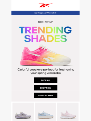 Reebok - 🎨 Add Some Color to Your Wardrobe