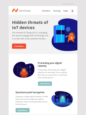 Namecheap - Hidden threats of the Internet of Things