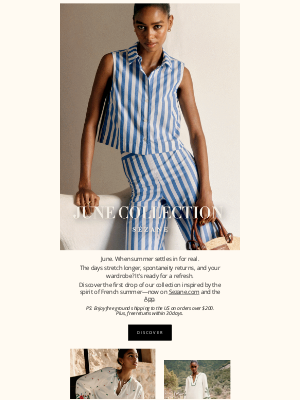 Sézane (France) - The June Collection - Now Online ☀️