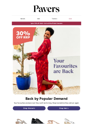 Pavers Shoes (United Kingdom) - Your favourites are back in stock | 30% off RRP