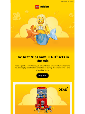 John, LEGO® sets to let your creativity shine ☀️