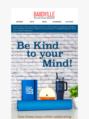 Baudville - Small Gestures, Big Impact for Mental Health