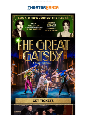 TheaterMania - See Who's Joined the Party at The Great Gatsby on Main!