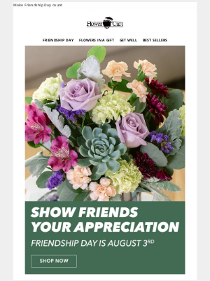 Flower Cart - Last chance to make Friendship Day beautiful