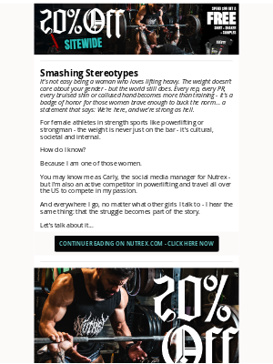 Nutrex Research - Making Strong Pretty AF