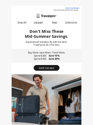 Travelpro Products - Real Travel Pros Spend Less.