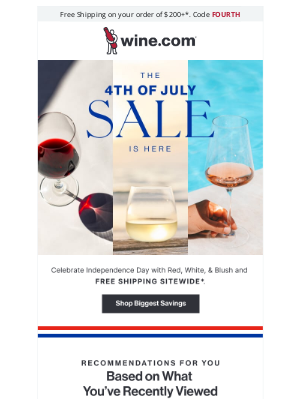 Wine - Did you hear? FREE SHIPPING SITEWIDE?!