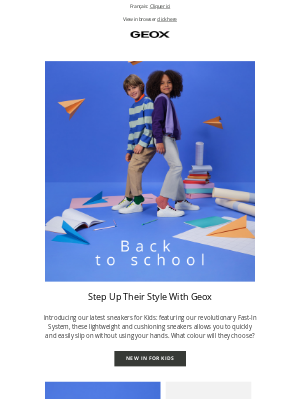 Geox - Comfort & Style Rule the School with Geox Sneakers 👟