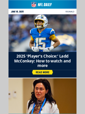 Kansas City Chiefs - Tune in to NFL Network Today for Ladd McConkey's 'Player's Choice' Episode!
