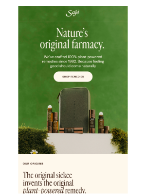 Saje Natural Wellness - Nature’s greatest hits