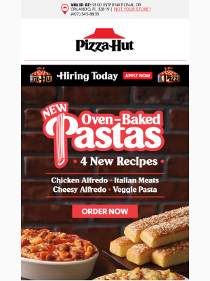 Pizza Hut - NEW Oven-Baked Pastas are here 🙌