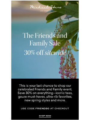 Michael Stars - LAST DAY: 30% off sitewide