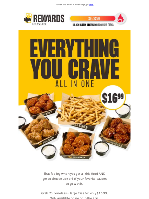 Buffalo Wild Wings - Feast on this HUGE $16.99 bundle