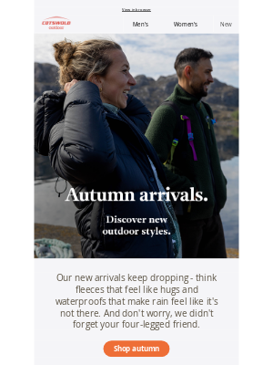 Cotswold Outdoor (United Kingdom) - More new gear just arrived 🐕‍🦺🍂