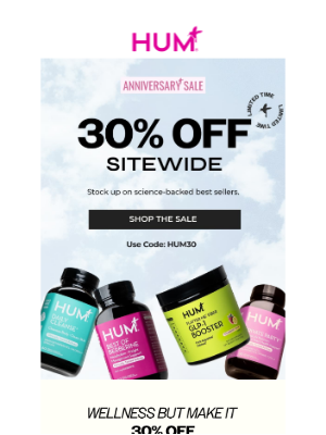 HUM Nutrition - 🚨30% OFF STARTS NOW