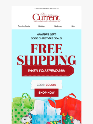 Current Catalog - Reminder: BOGO Free Christmas Sale is live!
