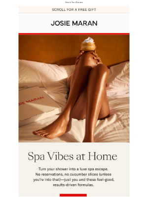 Josie Maran Cosmetics - Meet Me in the Shower