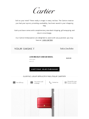Cartier - Your next red box awaits
