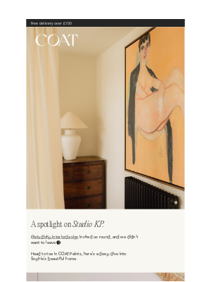 COAT Paints - Inside The Home of Designer, Studio KP.