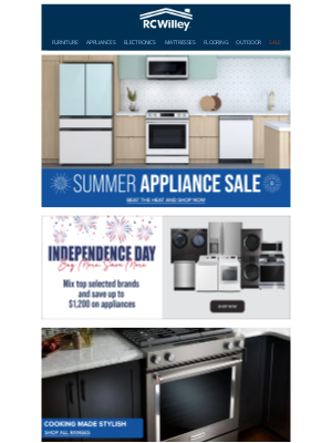 RC Willey - Save Up to $1200 on Appliances