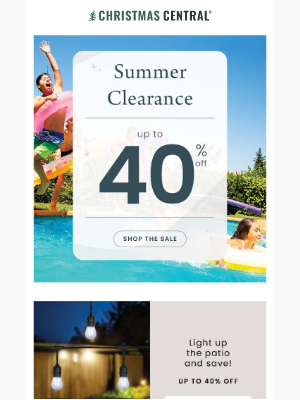 Christmas Central - Hot Deals 🔥 Up to 40% Off Summer & Spring Favorites!